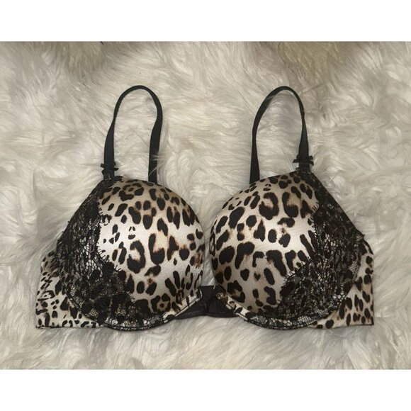 Victorias Secret Bombshell Plunge Bra Super Padded Add 2 Cups UW Womens 34B - Picture 2 of 6